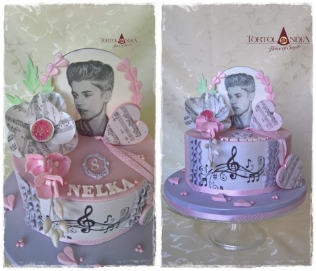 Hudobná torta - Justin Bieber