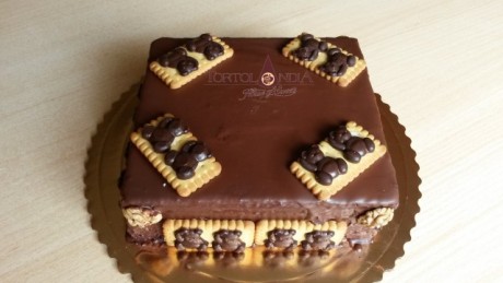 Sacher torta s čokoládovými keksami